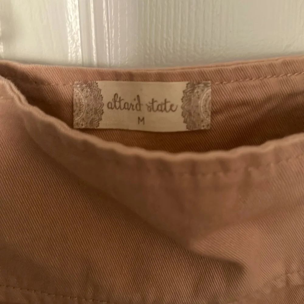 Altar’d State Blush Overall Dress Size Medium - Picture 3 of 4